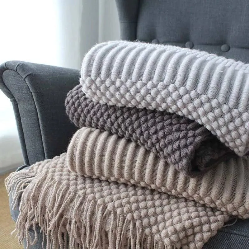 Soft Tassel Blanket