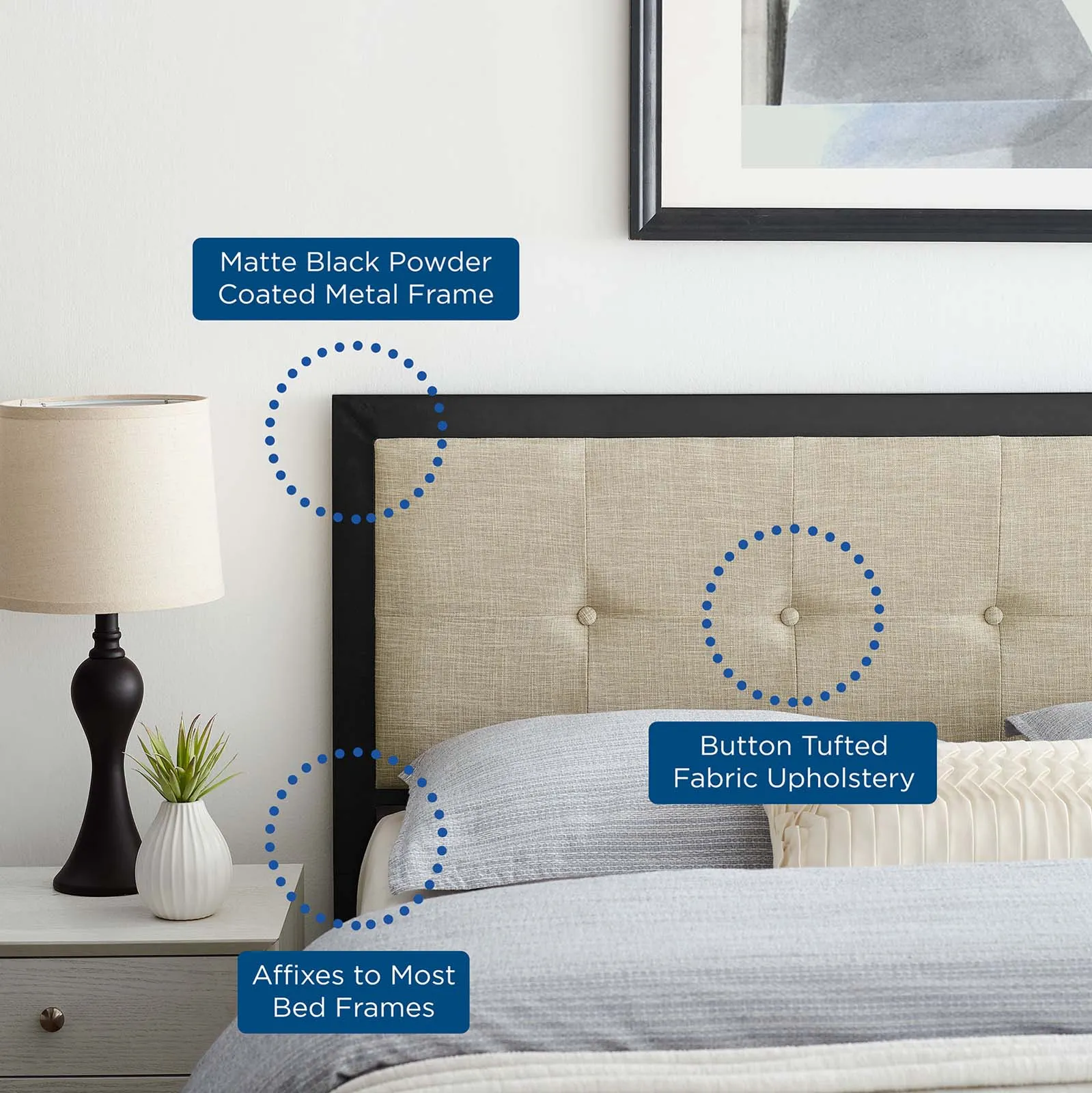 Teagan Tufted  Headboard