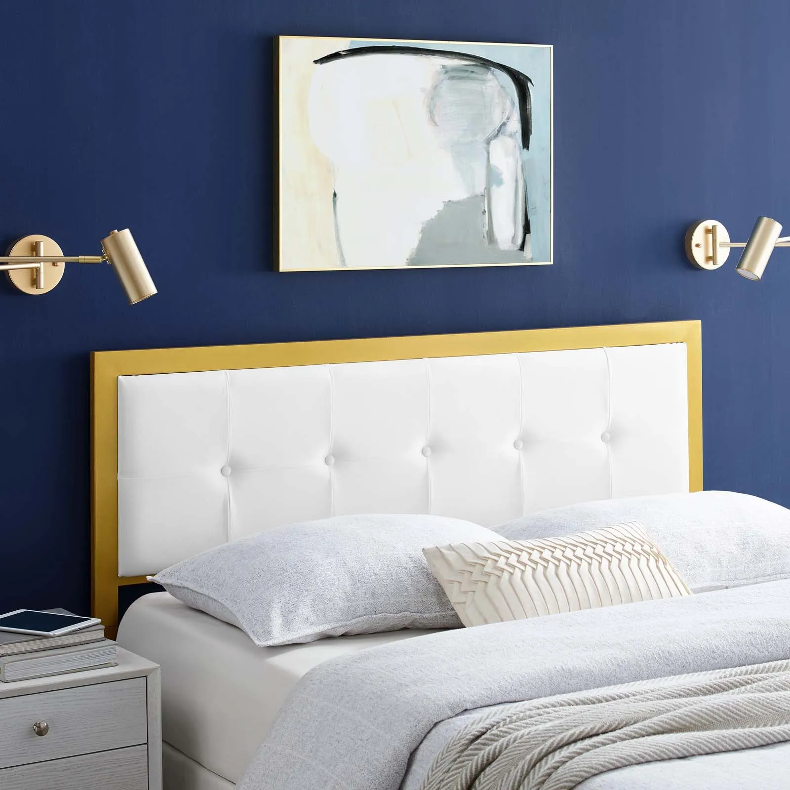 Teagan Tufted Performance Velvet Headboard