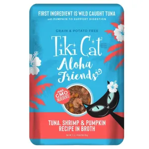 Tiki Cat Aloha Friends Tuna Shrimp Pumpkin (3 oz x 12 cans)