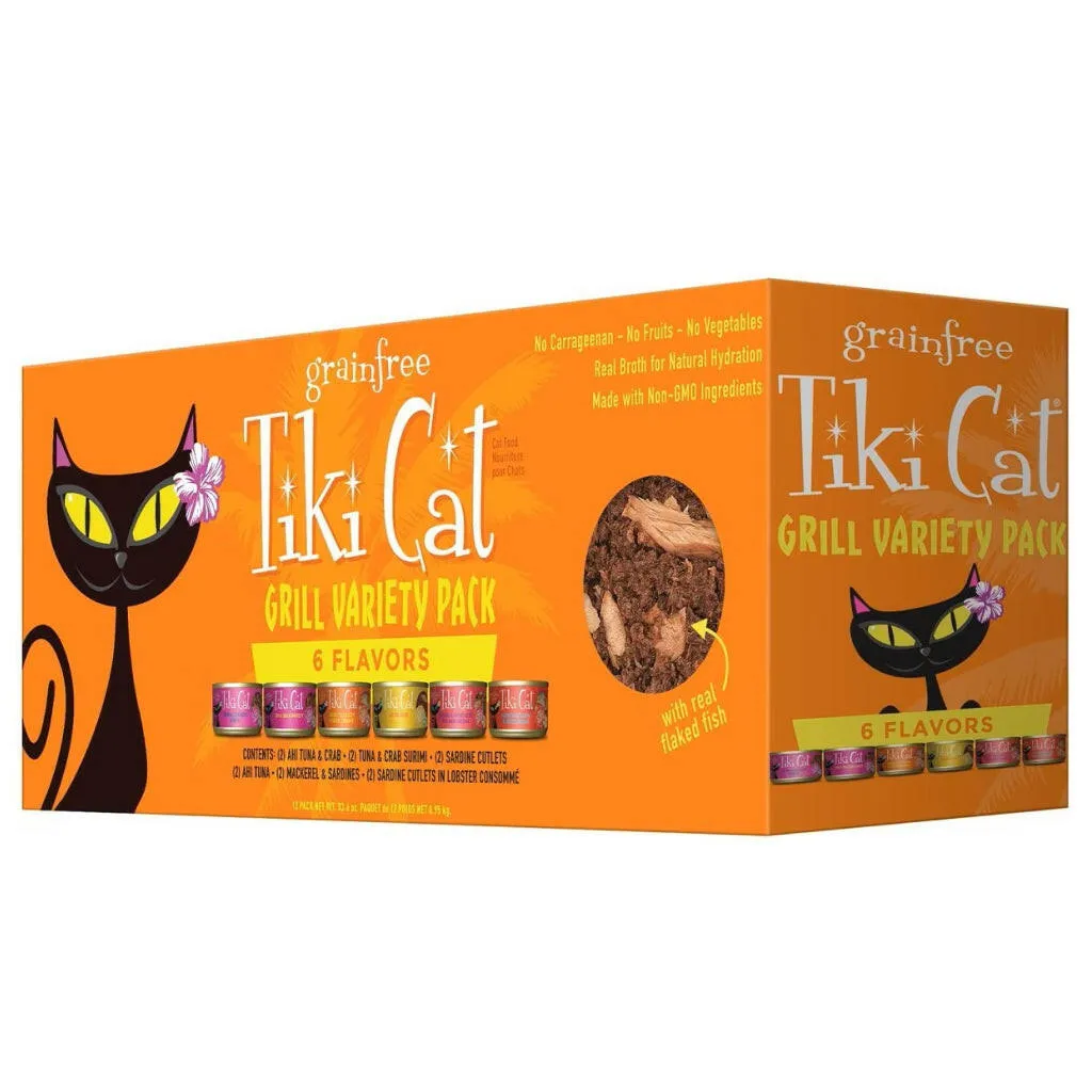 Tiki Cat King Kamehameha Variety Pack (28 oz x 12 cans)