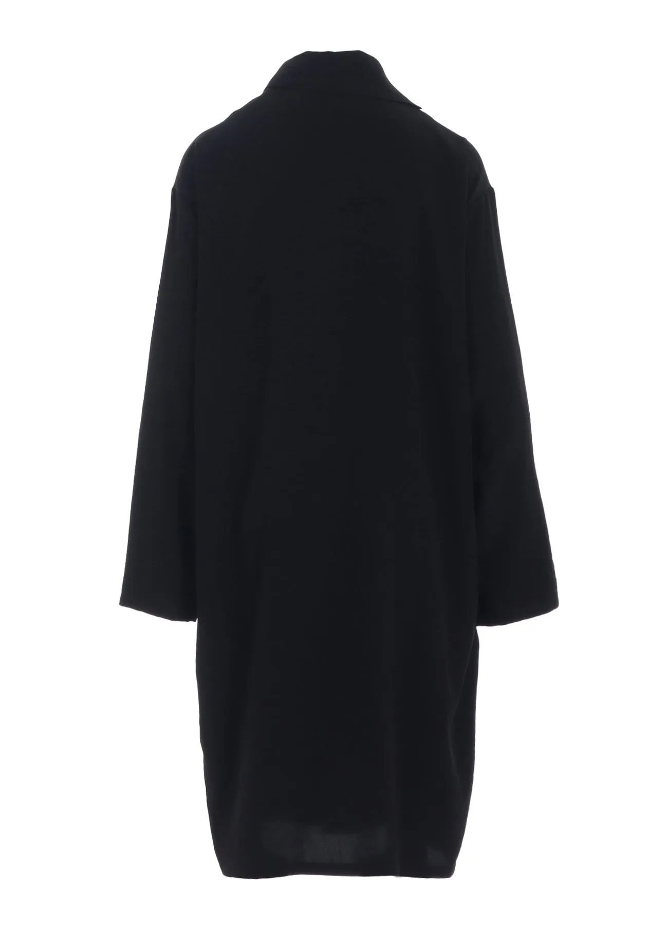 TRIAS DE CHINE ASYMMETRIC COLLAR LONG SHIRT