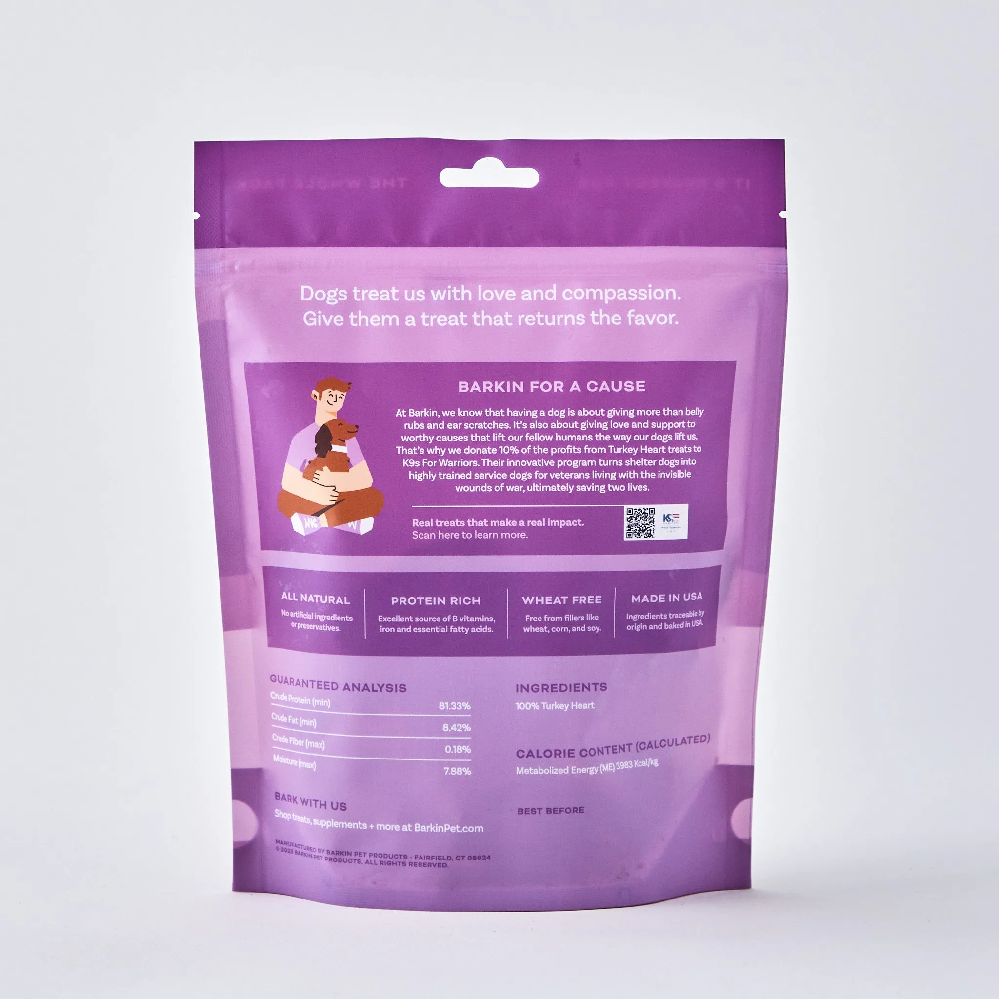 TURKEY HEART FREEZE-DRIED TREAT