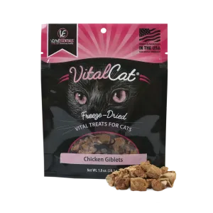 Vital Essentials Freeze-Dried Chicken Giblets Cat Treats 1oz