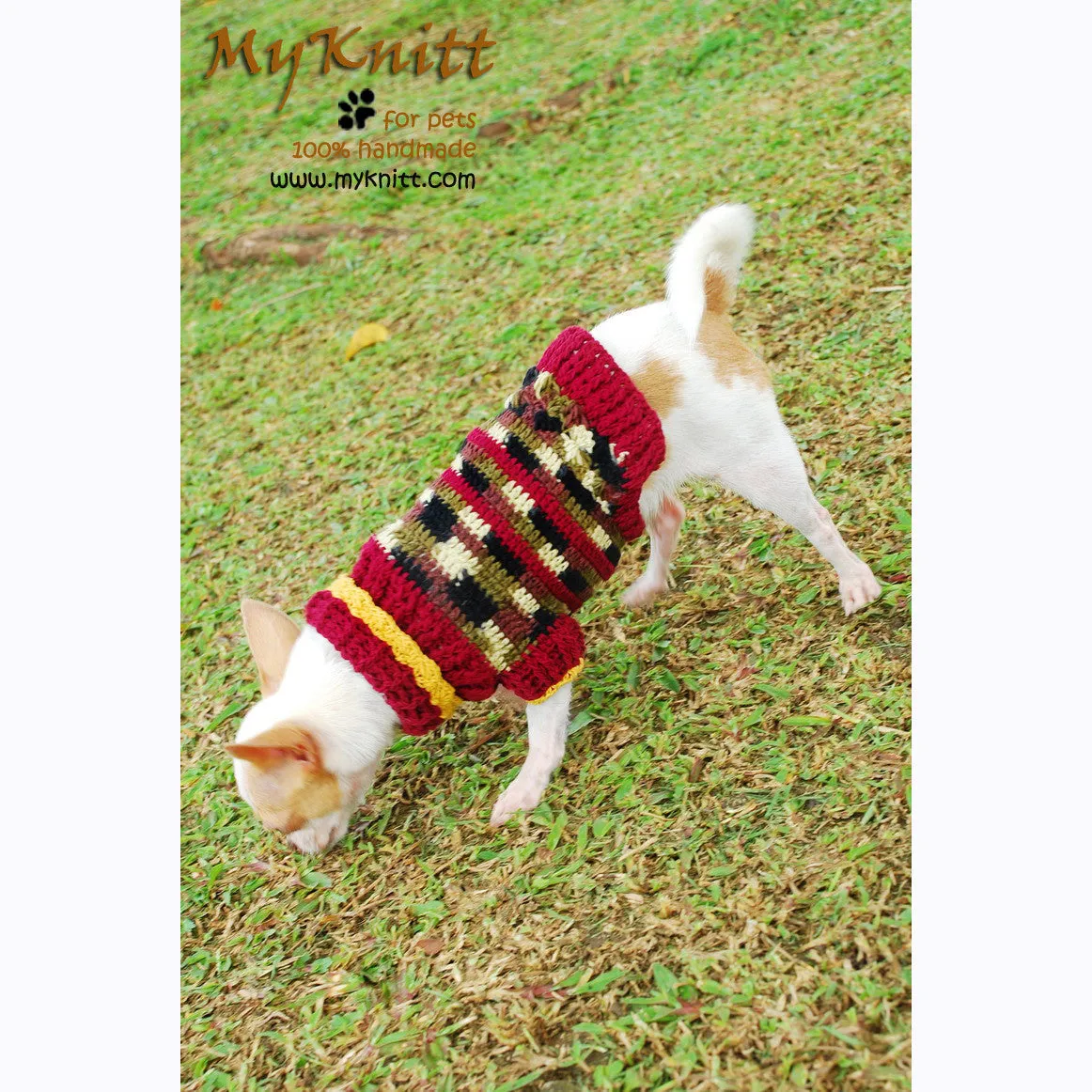 Warm Boy Dog Sweater Turtleneck DK821