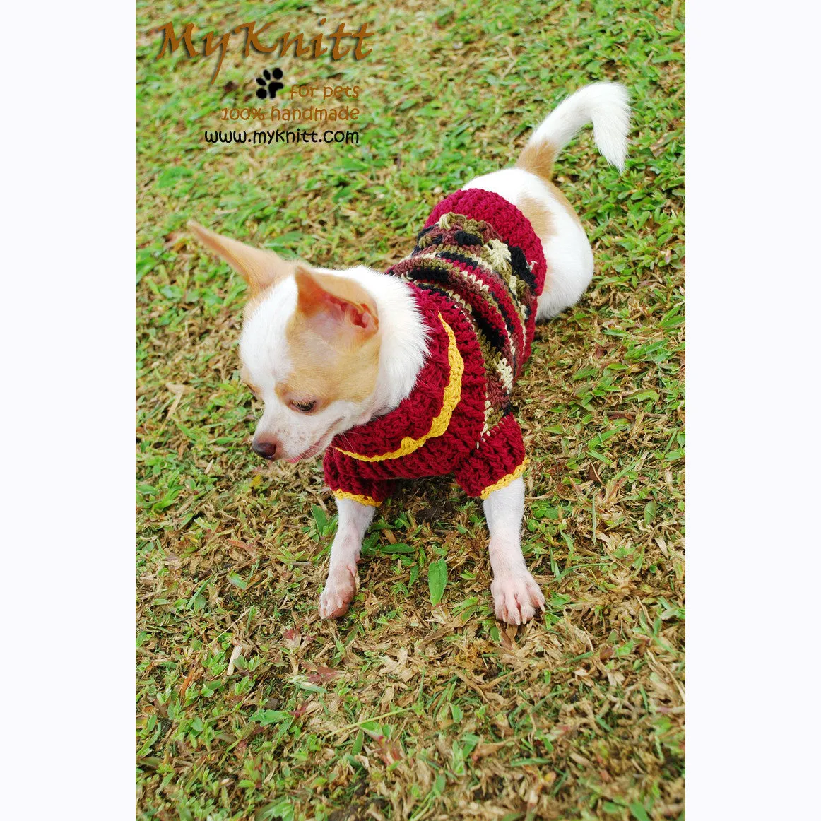 Warm Boy Dog Sweater Turtleneck DK821