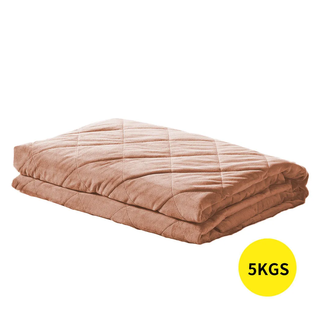 Winston Weighted Soft Blanket 5KG Anti-Anxiety Gravity - Pink